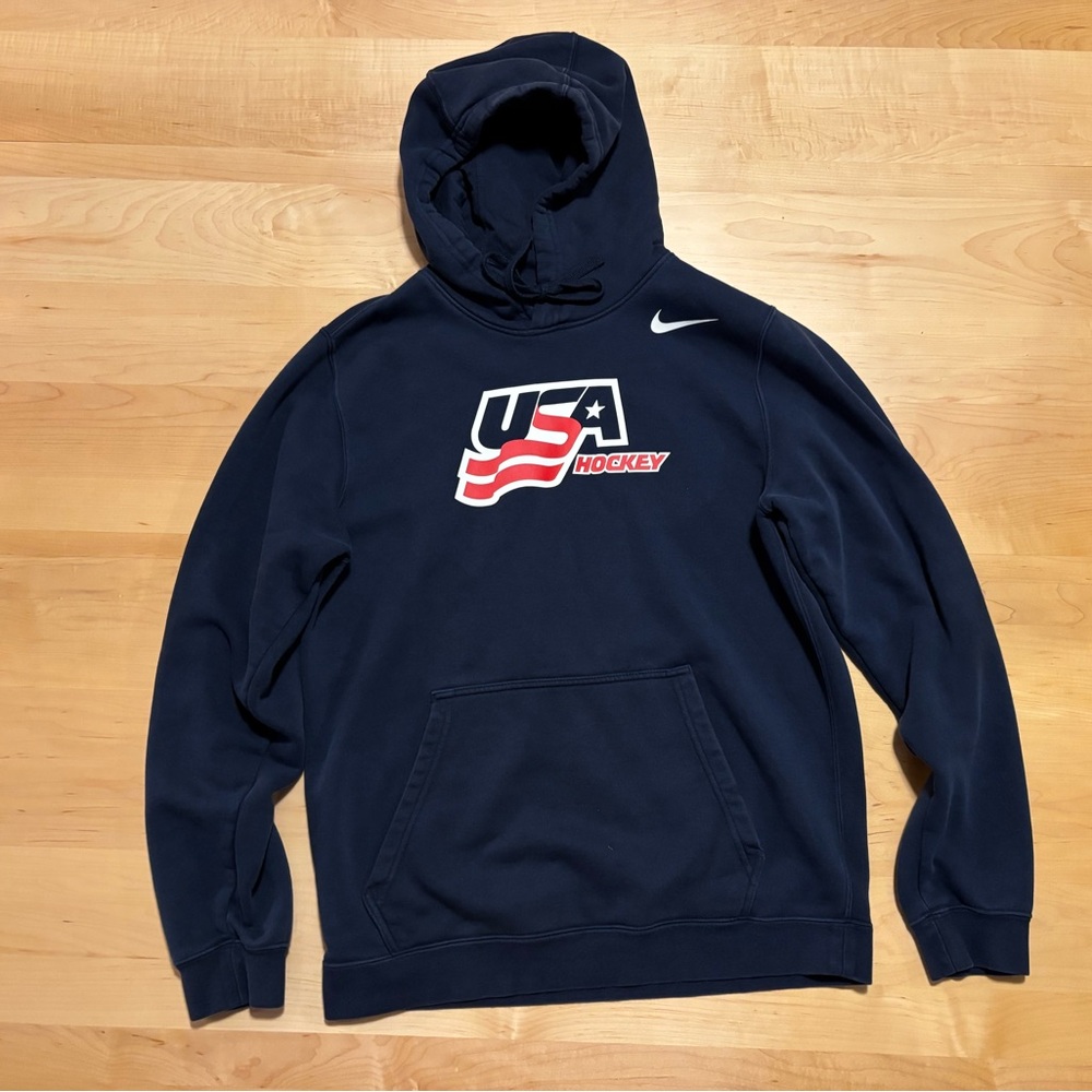 Nike Blue Sweatshirt Hoodie USA Design